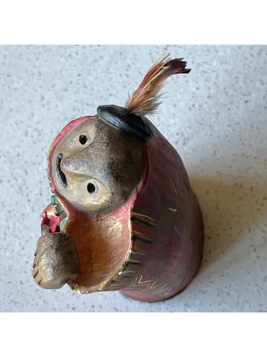 Signed Judy Peele Lazarts Tribal People Ltd. Ed. Figurine 3434/7500 Ceramic 7"T - Picture 8 of 13